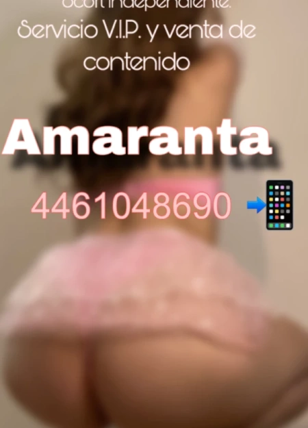 Amaranta, Escort en San Luis Potosí 4461048690